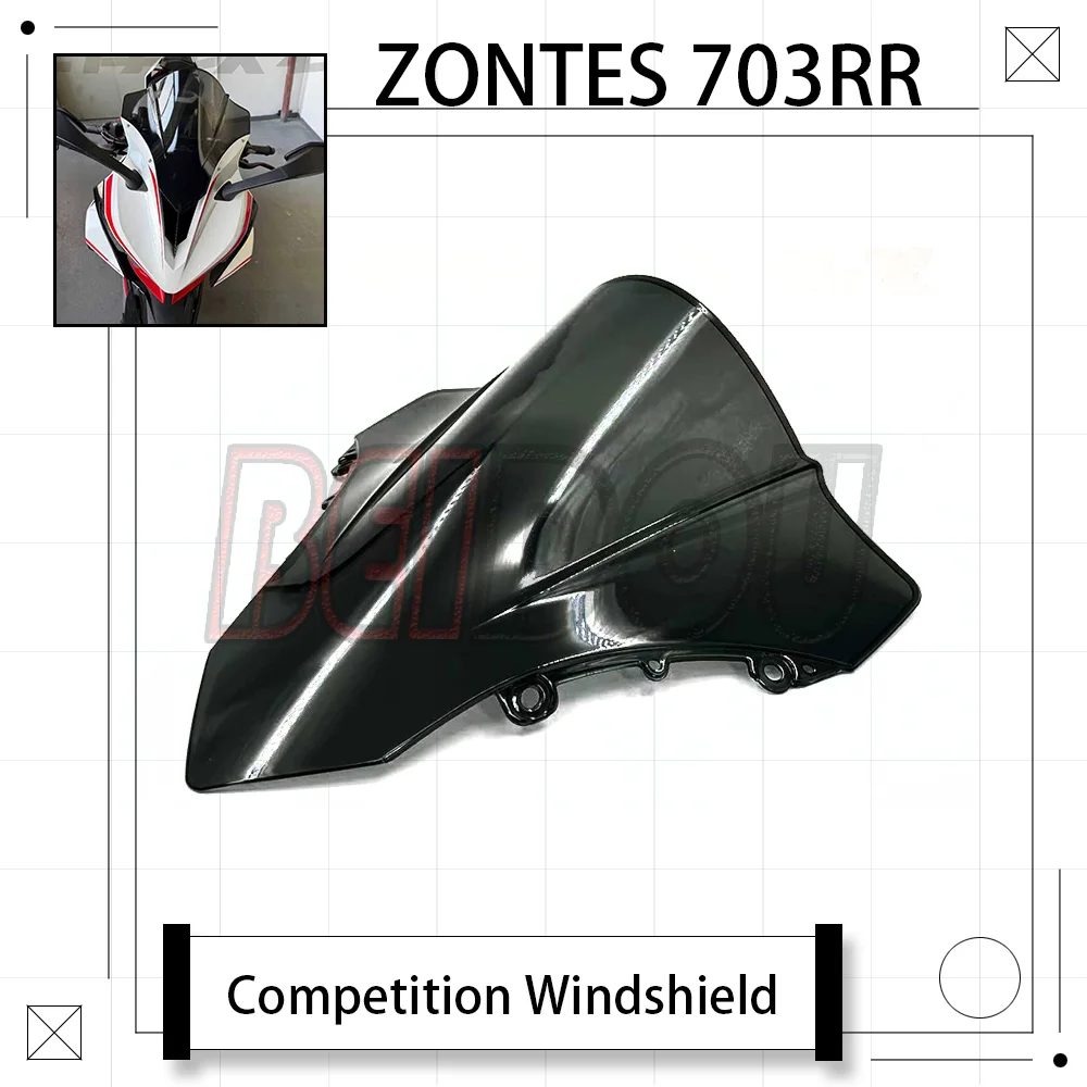 

For ZONTES ZT 703RR 703-RR RR703 Motorcycle Competitive Windshield Color Change Windshield Heightened Windshield Goggles