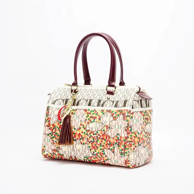 CH Ladies Bucket Bag Luxury Brand Designer New Ladies Large Capacity Exquisite Floral Pattern Travel Banquet High Grade Handbag image 4