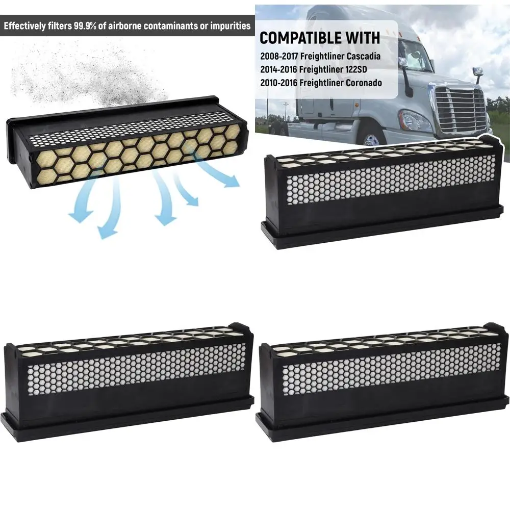

Engine Air Filter Compatible with Cascadia 122SD DD13 DD15 Trucks, Replaces CA5790 LA6260A 49478 83478 CA11249
