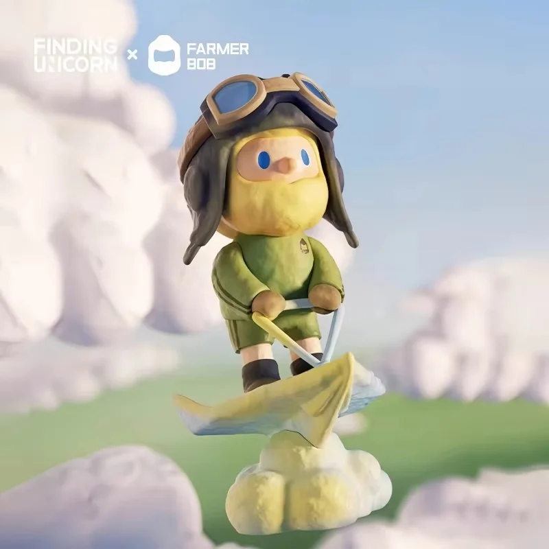 Authentische Fiona Sit Farmer Bob If Emotions Respond Series Blind Box Vinylpuppe der zweiten Generation, trendige Puppe, handgefertigt, coole Geschenke