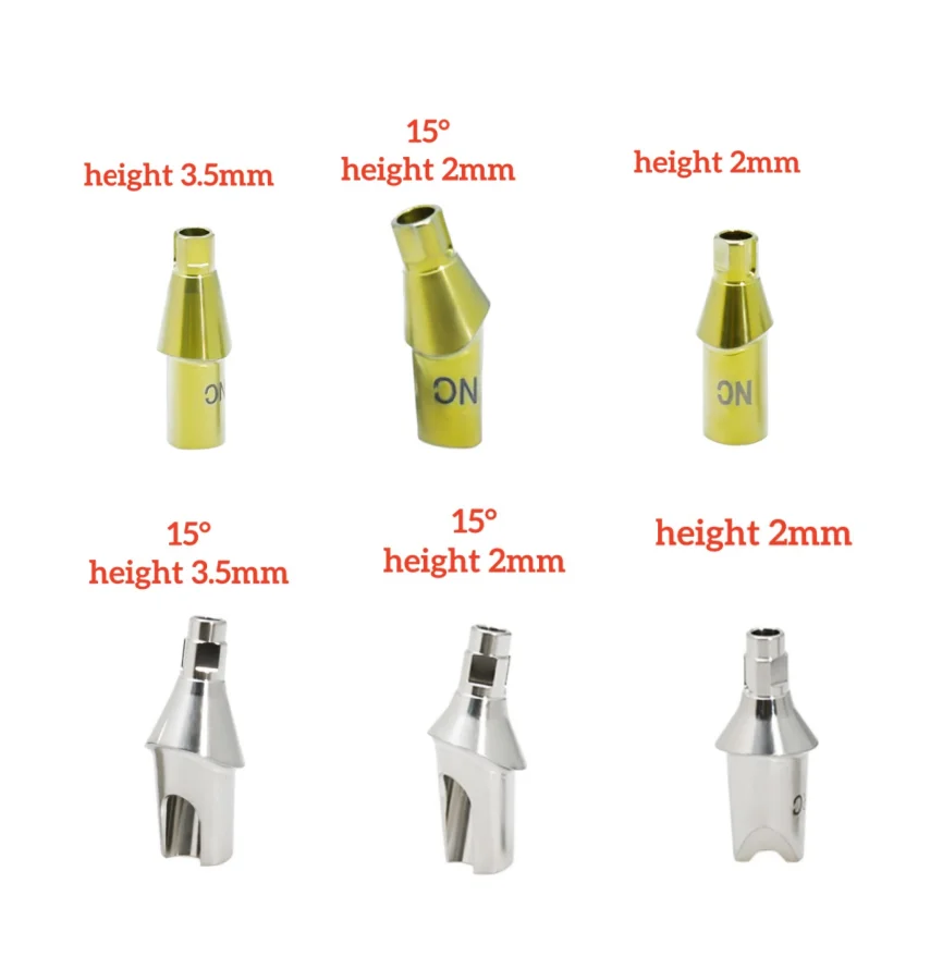 

Dental Clinic Implant Supplies Anatomic Abutment for Straumann IT NC & RC Medical Titanium Alloy