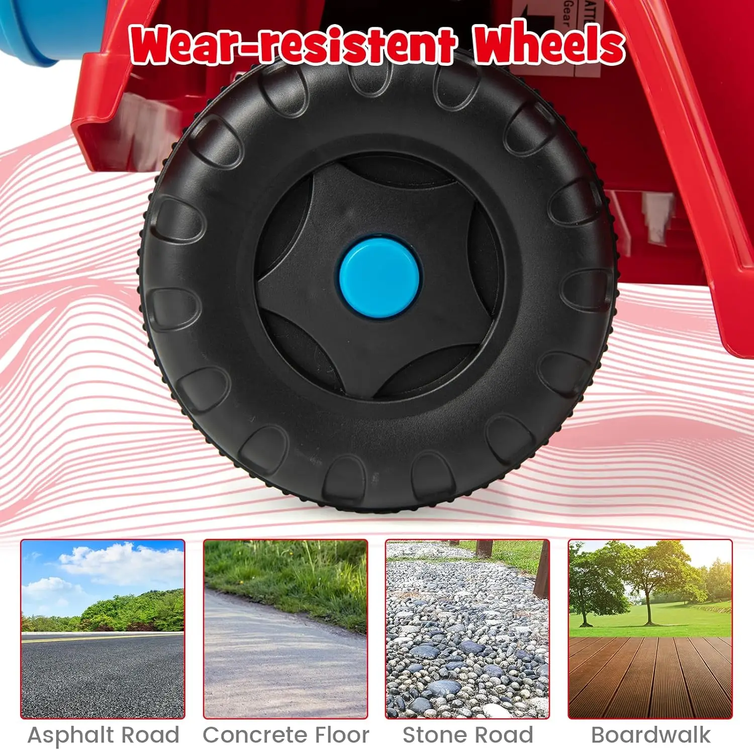 ขี่รถสําหรับเด็กวัยหัดเดิน, รถยนต์ไฟฟ้า Jeep สําหรับเด็ก 6V พร้อมยางเก็บของ, แตร, เครื่องชาร์จ, ขี่มอเตอร์แบบใช้แบตเตอรี่