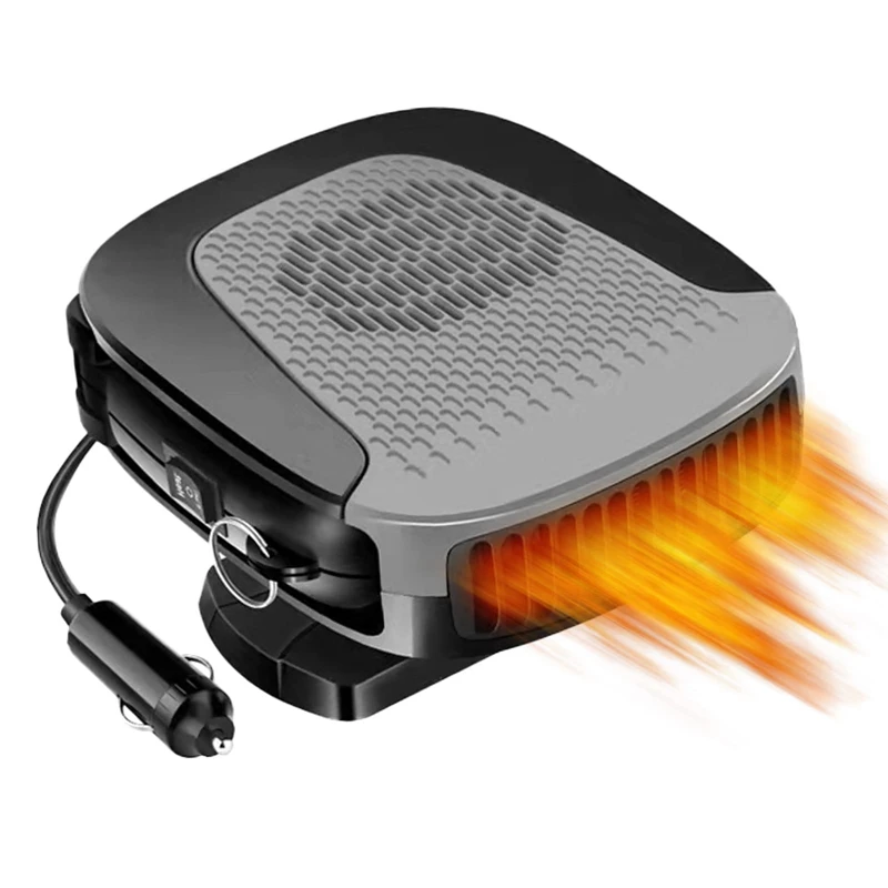 12V 150W Car Heater Portable Car Heater Fast Heating & Cooling Fan 2-In-1 Modes Windshield Defogger Car Heater Durable