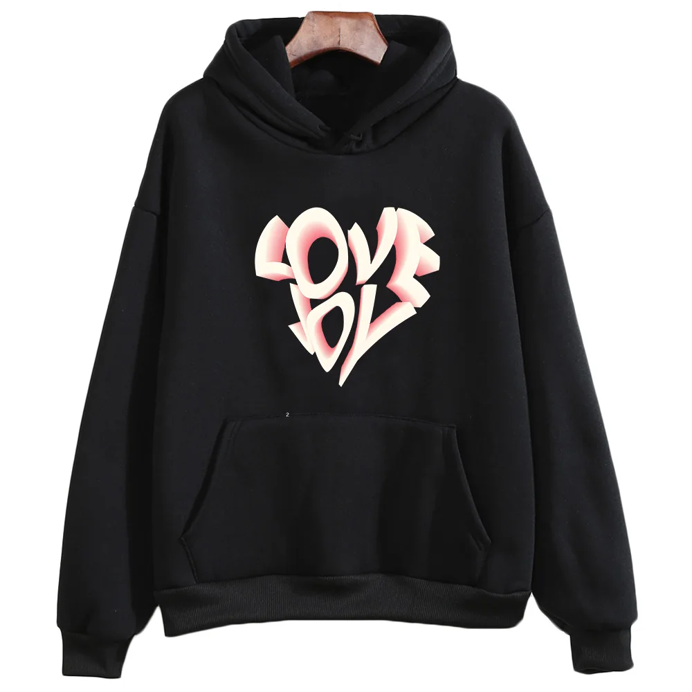 

Lovejoyy Letter Print Hoodies Women/Men Fashion Aesthetic Sweatshirts Casual Streetwear Pullovers Winter Clothing Crewneck Tops