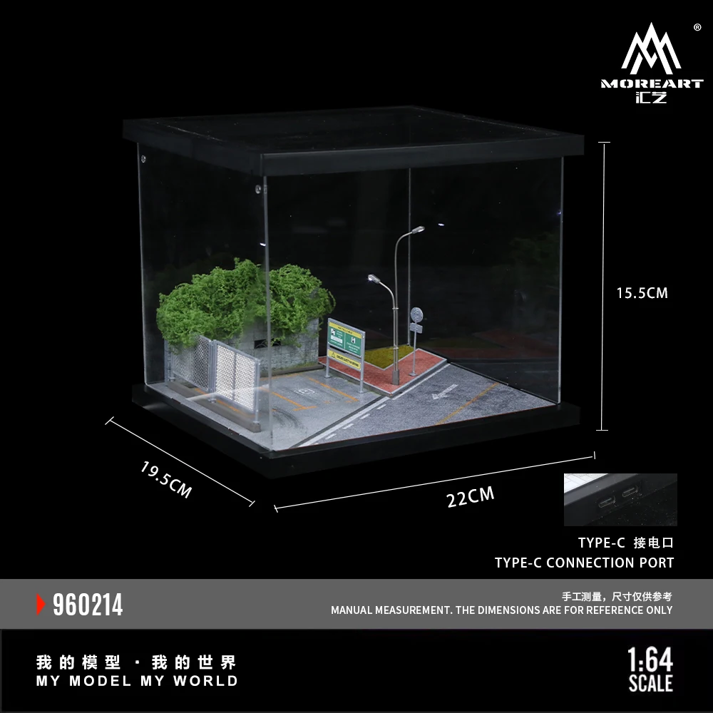 *الطلب المسبق*More Art 1:64 Street Scene14 نموذج المشهد، موقف السيارات Diorama للعرض والمجموعة والهدايا