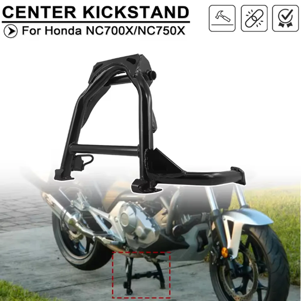 

Motorcycle Steel Parking Rack Foot Support Middle Kick Stand Holder Central Rest Bracket For Honda NC700S 750S NC700X 2012-2018
