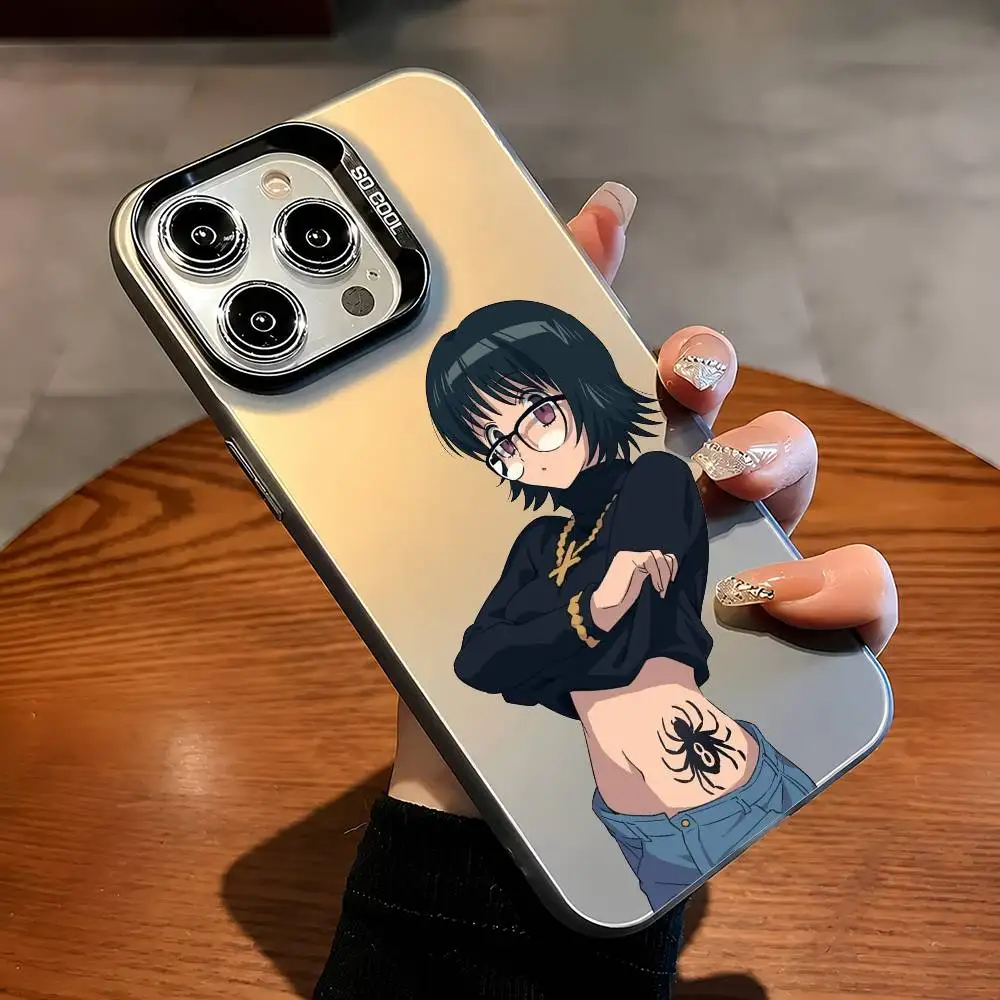 Shizuku Murasaki Hunter x Hunter Phone Case For iPhone 17,16,15,14,13,12,Plus,Pro Max,XS,Colorful Silver Phone case Funda Cover