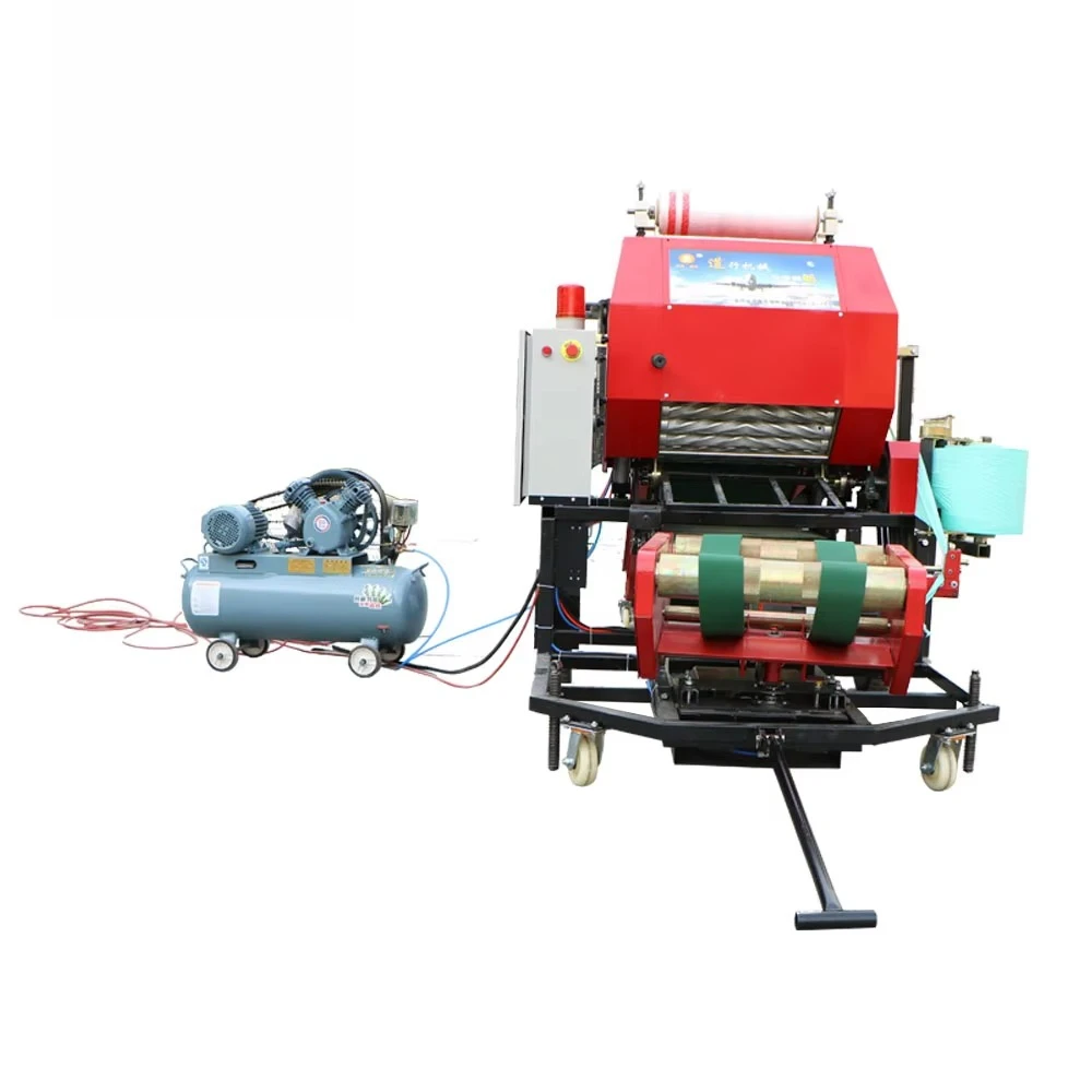Quality Assurance Automatic Motor Corn Hay Green Feed Round Bale Grass Press For Sale