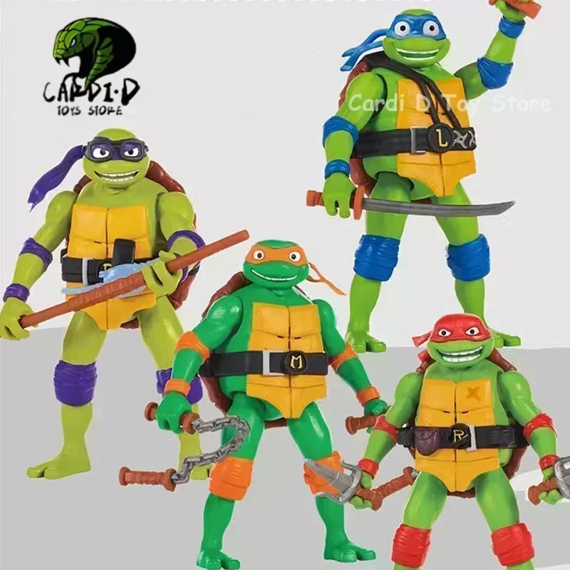 Ninja Turtles Anime Figures Mutant Mayhem Series Toy Model Pendant Joint Action Classical Children's Doll Pvc Birthday Gift Kids