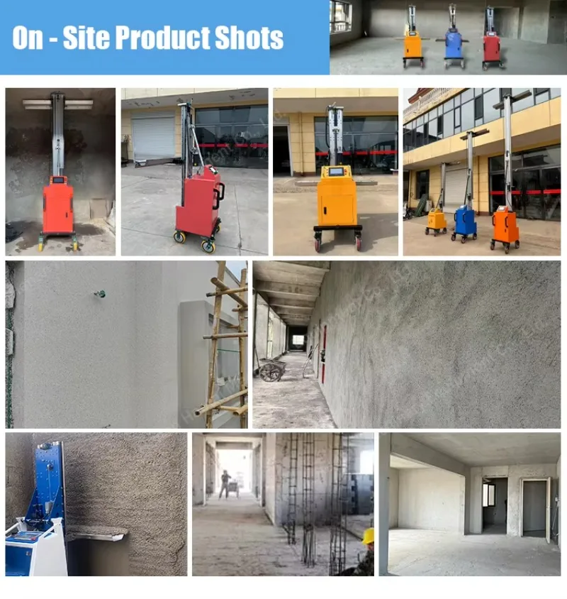 

Automatic Electric Wall Plastering Machine High Efficiency Wall Rendering Machine For Cement Mortar Plastering Machine