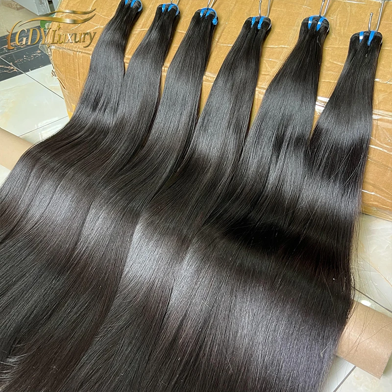 

15A Grade Vietnamese Raw Hair Bundles Human Hair Straight Unprocessed Raw Hair Double Weft Weave Extensions Top Quality Hair