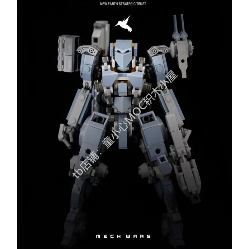 War Mecha Warrior Robot Educational Building Block Toys MOC Domestic DIY Action Figure To Send Boys Holiday Gift Building Model