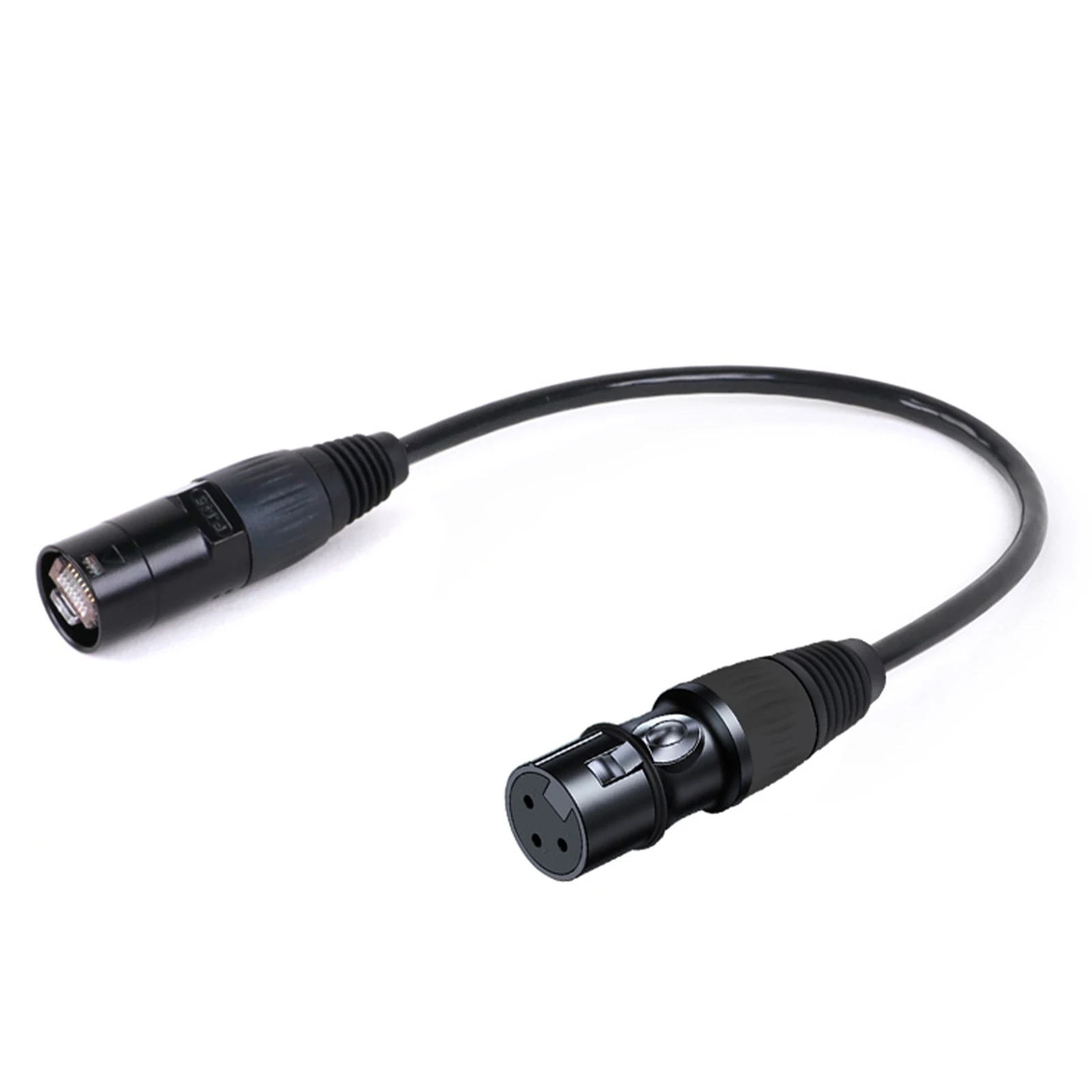 Cavo STP XLR 3-Pin femmina a RJ45 maschio-connettore Ethernet da XLR a RJ45 adattatore Ethernet CAT5/6 per serie Controller DMX-CON