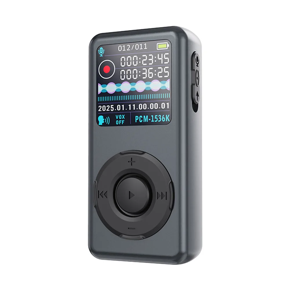 4GB-64G مسجل صوت رقمي إلغاء الضوضاء الذكية AI صوت المنشط الإملاء مسجل الصوت لاجتماع مقابلة المحاضرة