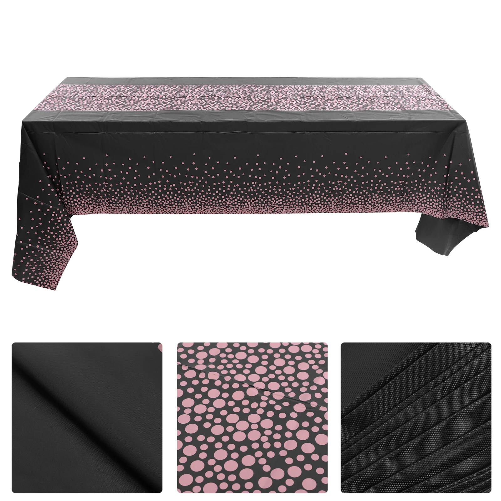 

3 Pcs Party Decoration Tablecloth Girl Dining Kitchen Runner Ornament for Picnic Decorative Cover PEVA Water Proof Miss