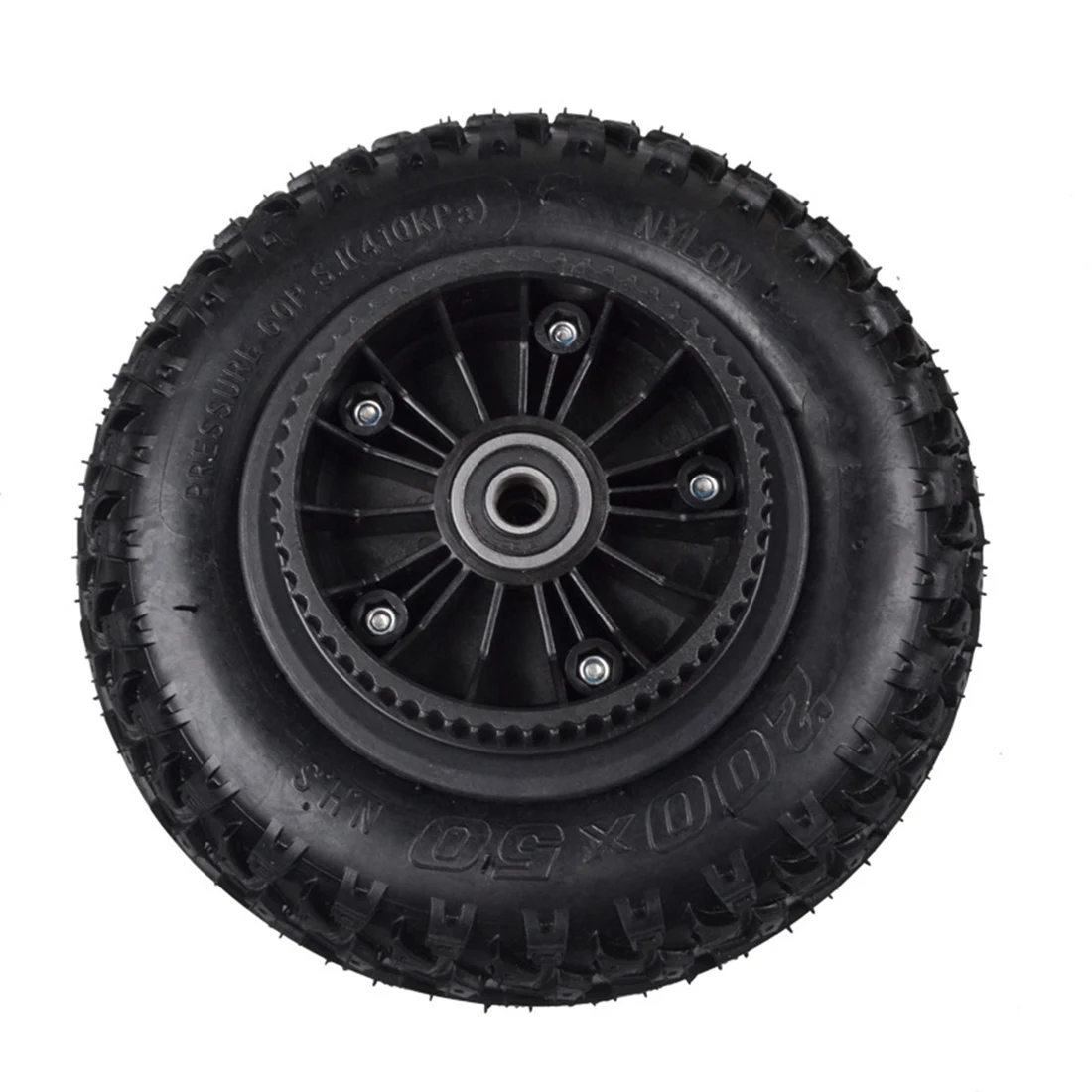 

8 Inch 200X50 Pneumatic Tires for Electric Skateboard Damping Cross Country Skateboard Tubeless Tyre Parts,Rear Wheel