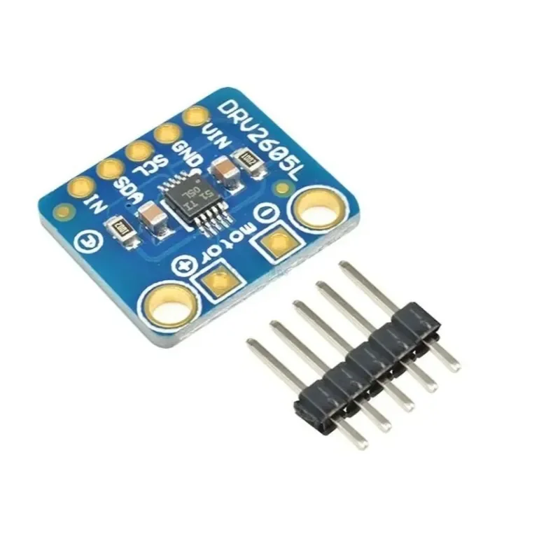 Drv2605l módulo de driver de motor háptico, campainha, vibração, placa controladora de motor, ferramentas de desenvolvimento para arduino dc 2-5v