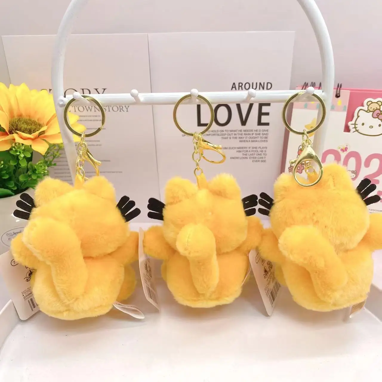 การ์ตูนคลาสสิกอะนิเมะการ์ฟิลด์ตุ๊กตาพวงกุญแจน่ารักกระเป๋าเป้สะพายหลังจี้ตกแต่งสร้างสรรค์ตุ๊กตาขนาดเล็กเด็กวันหยุดของขวัญ