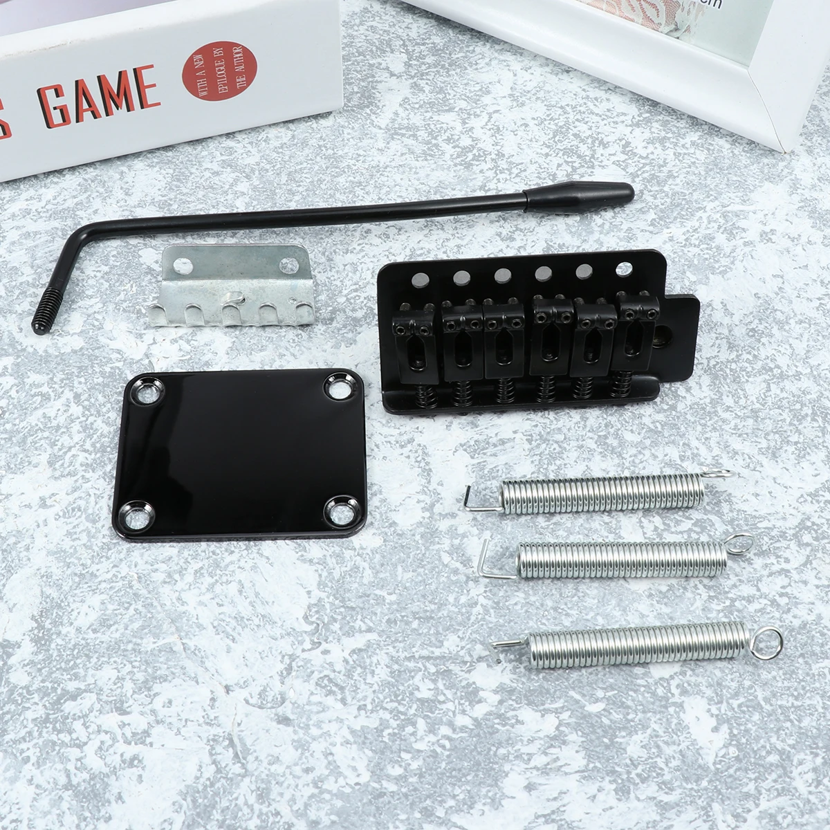 

Bridge Reinforcement Panel Set Guitar Parts GA296 Tremolo Neck Plate Musical Instrument