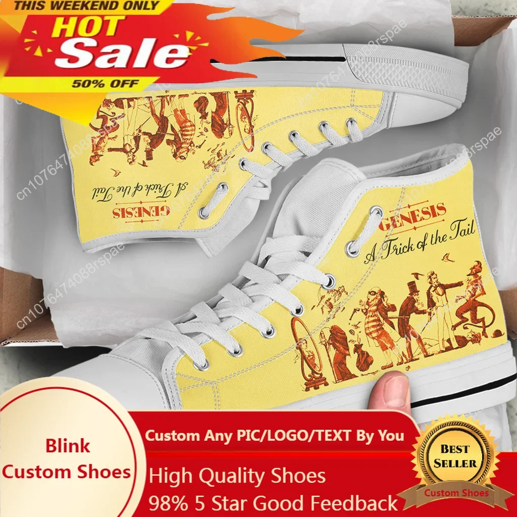 Chaussures en toile haut de gamme pour hommes et femmes, baskets légères, chaussures de course décontractées, chaussures de planche, tendance, Genesis A Trick of the Tail