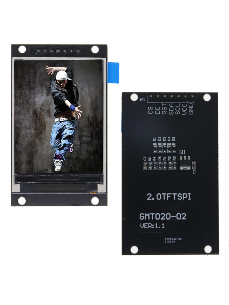 Estardyn 2,0 Zoll TFT LCD Display Modul ST7789V, 240x320 SPI Vollfarbiger Bildschirm für DIY