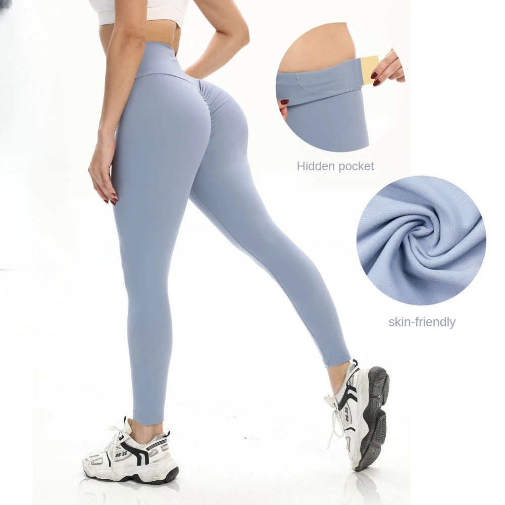 Women Botty Scrunch Bum Xs Plus Size Tights Nylon Brushed Yoga Pants Fitness Peach Buttocks Lifting Sport Gym Workout Leggings