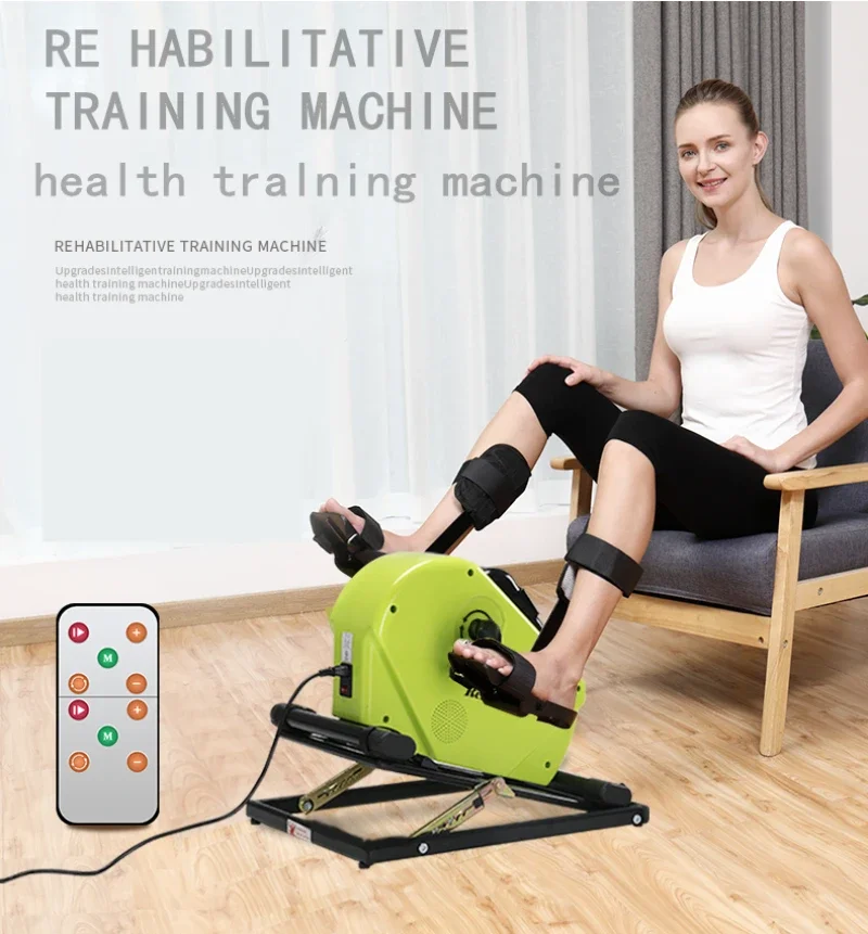 Arm & leg training rehabilitation active passive electric lightweight  mini pedal exercise bike for disability