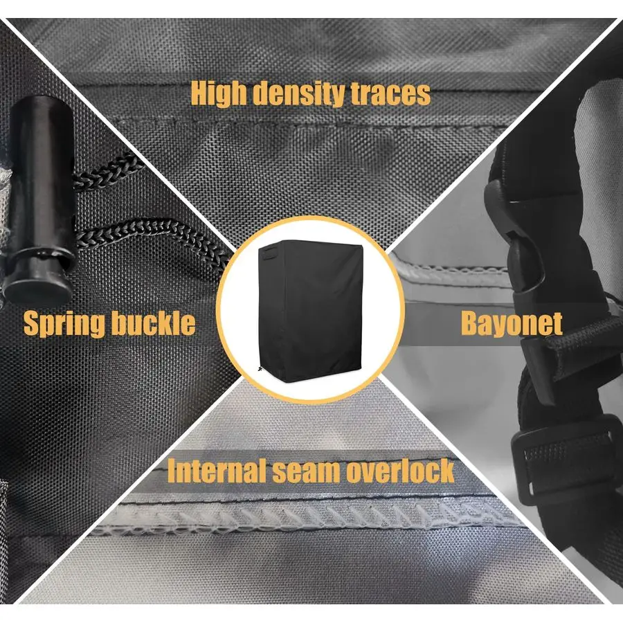 zaagafdekking, waterdichte tafelzaagafdekking met hoge dichtheid, draagbare tafelzaagafdekking voor buiten, W35D27H38.