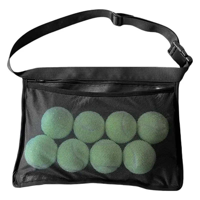 Ball Bag Pouch Carrier Golf Ball Band Storage Bag For Outdoor Tennis Ball Accessory Ball Waist Pouch Holder For Adults Women Or