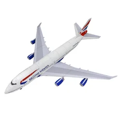 Boeing 747 Passenger Plane Paper Model Boeing 747 Civil Aircraft Handmade DIY Jigsaw Puzzle Model Toy