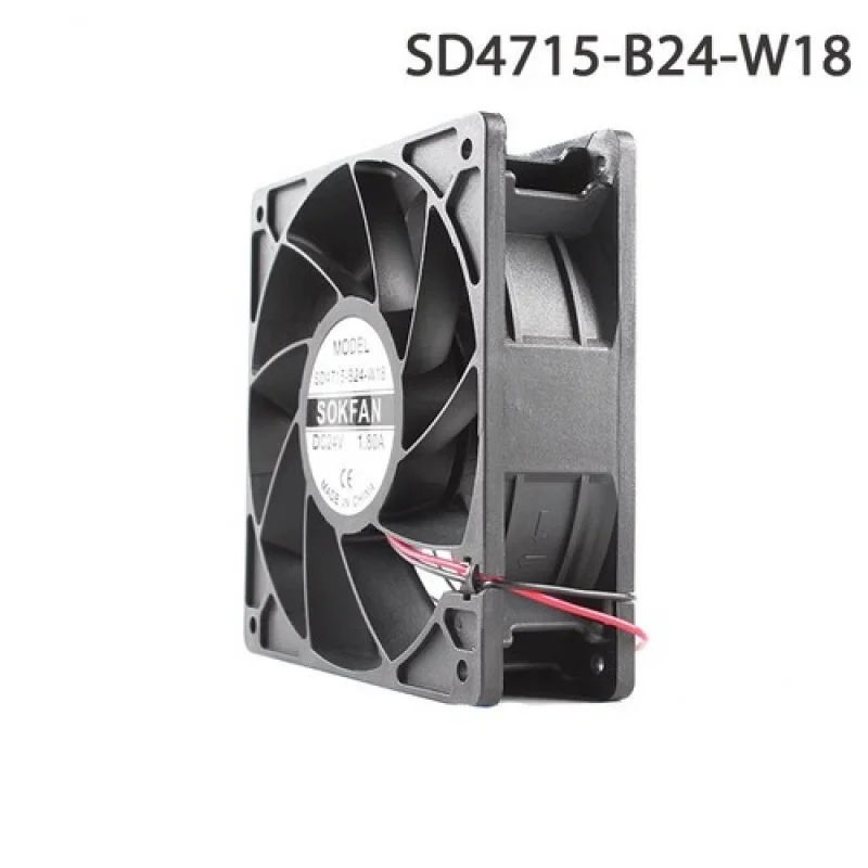C  for   SOKFAN SD4715-B24-W18 12038 24V 1.8A 2-wire variable frequency  compressor fan