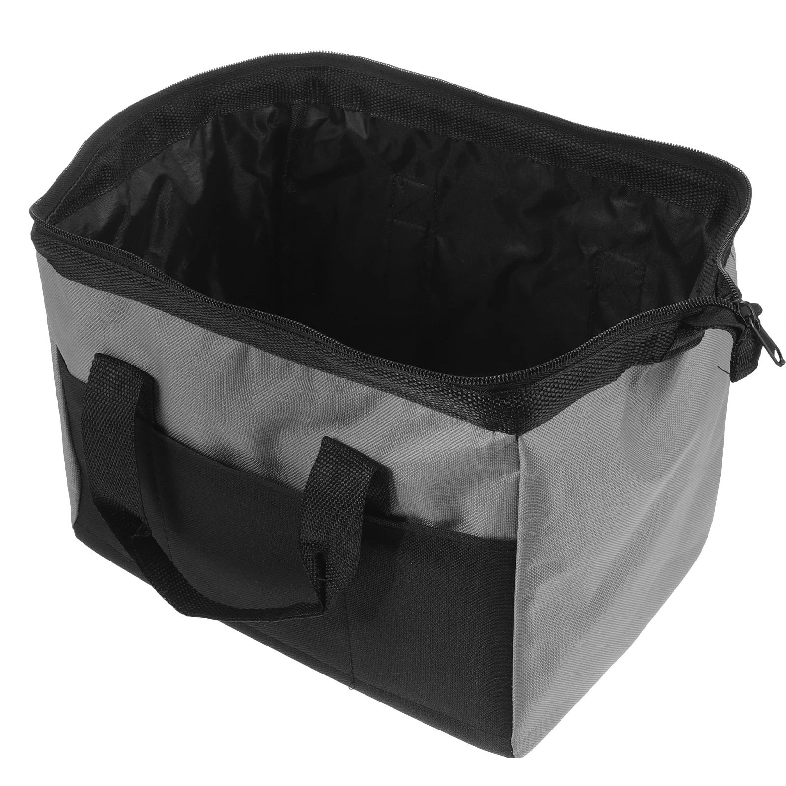 

Multifunctional Tool Bag 12 Inch Gray Durable Storage for Electrician Woodworking Home Repair Portable Pouch Mens Tools Tote Bag
