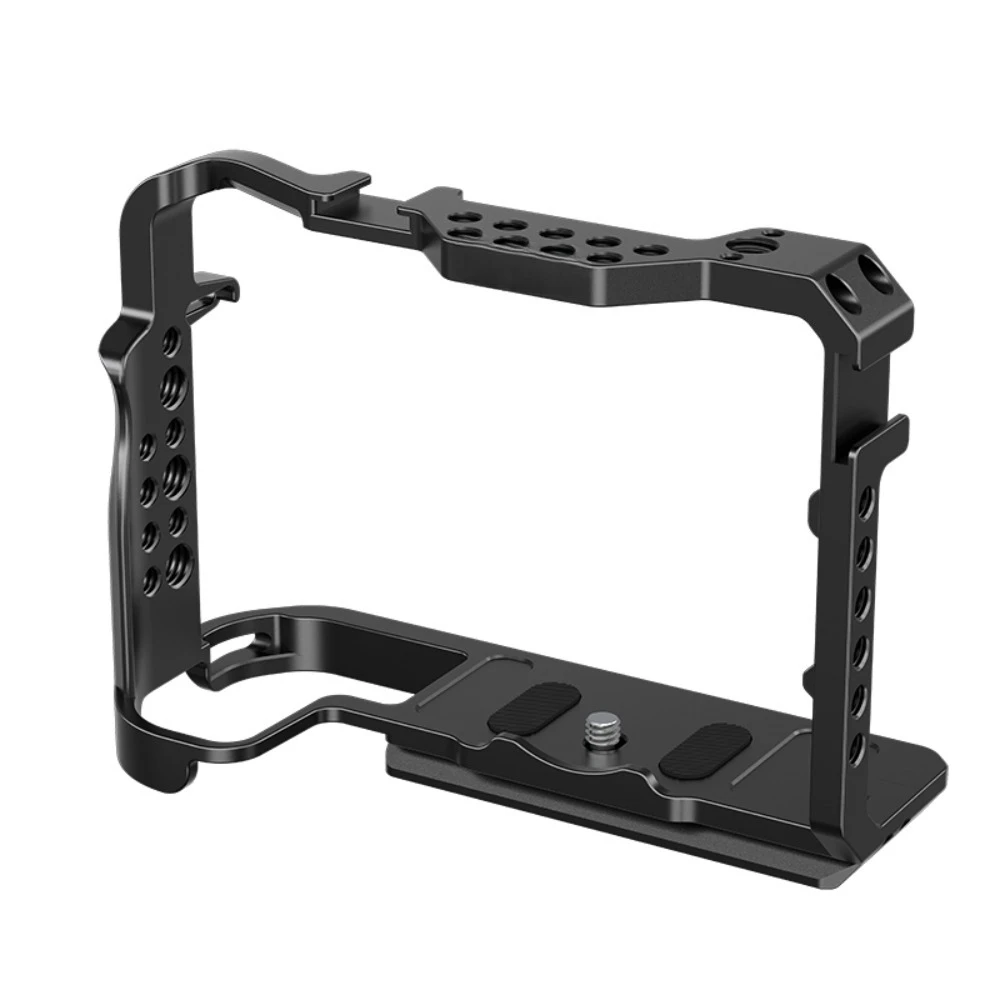 R5 R6 Mirrorless Extended Mount Microphone Fill Light Stand Camera Full Cage for Shooting Accessories