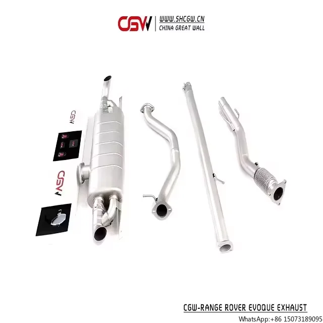 

CGW Factory Price Valve Exhausting Muffler Dual Tips Catback Exhaust Pipes for Range Rover Evoque 2.0T Year 2009 to 2020