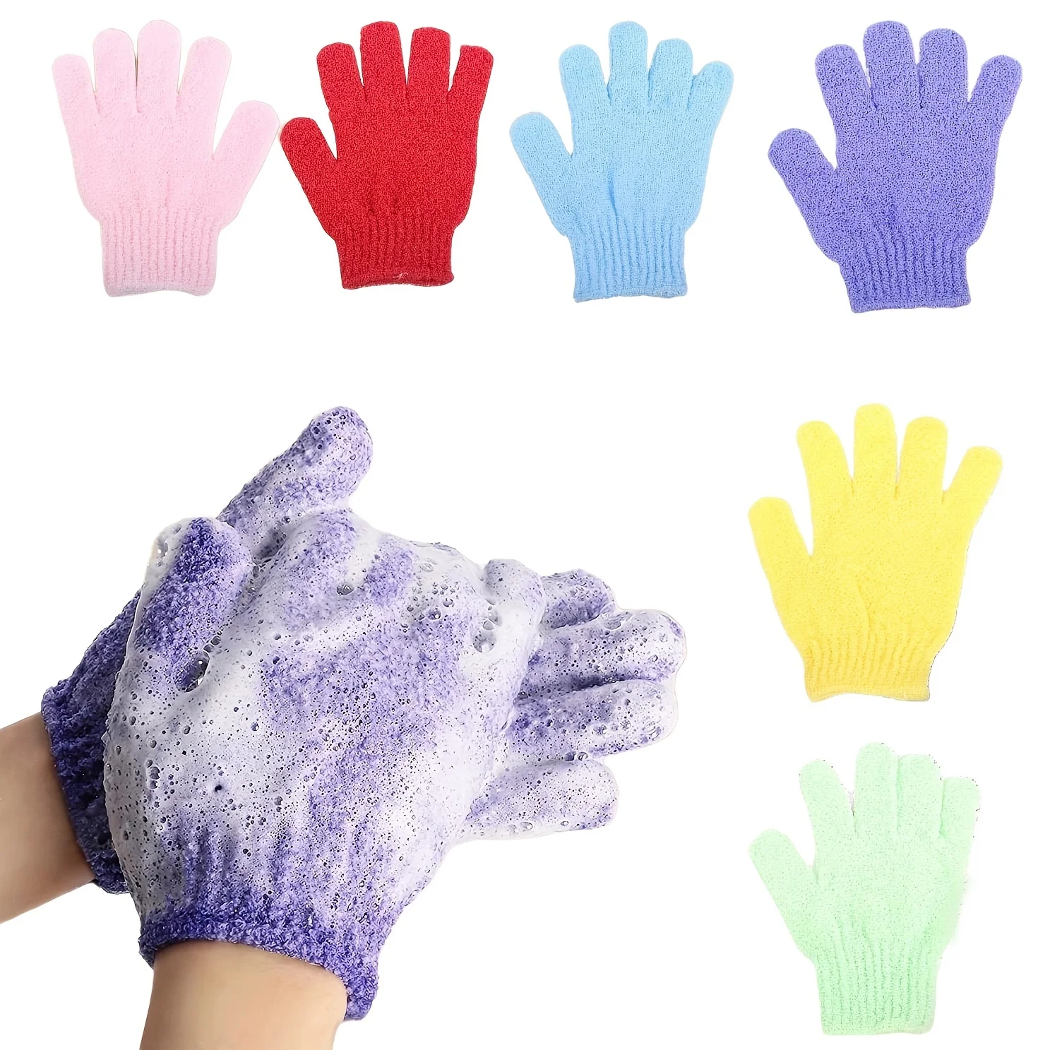 Gants de douche extensibles, outil de gIslande, boue de gIslande, gants de douche arrière, 1PC