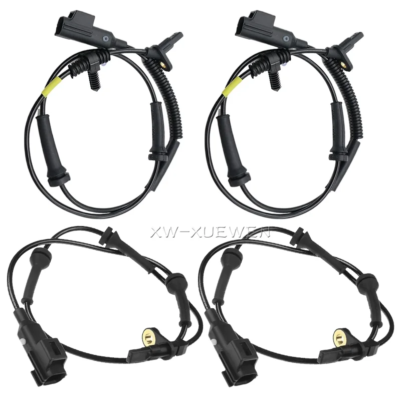 4pcs Front Rear Wheel Speed ABS Sensor LR024202 LR066868 For Land Rover Range Rover Evoque Discovery Freelander L550 L58 2.0T