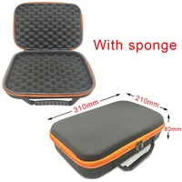 EVA Canvas Storage Box With DIY Sponge Travel Case Zipper Bag For Outdoor Tool Earphone Drone Hard Drive Storage Accessories