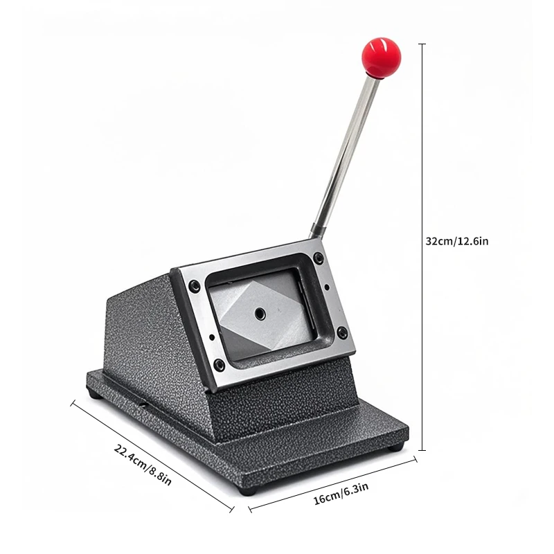 

Ручной вырубной пресс 86x54 мм для визиток, используется для резки бумаги и ПВХ, резак для бумаги
