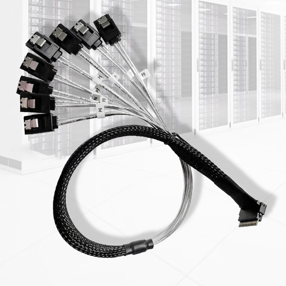 Kabel adapterowy do serwerów komputerowych o długości 50 cm do serwerów komputeraizacji chmurowej, sieci szybkich, dyskowych układów masowych i przełączników