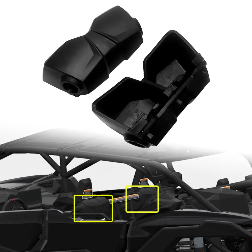 2x Seat Belt Retractor Protector Pads UTV Accessories For Can-Am Maverick MAX X3 Turbo R RR DS/RS SAS XDS XRS 2017-2026