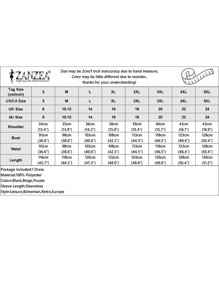 ZANZEA 2024 فستان صيفي نسائي غير رسمي بدون أكمام فستان صيفي ميدي سادة موضة فضفاضة لقضاء العطلات على الشاطئ فيستدوس سارافان رداء نسائي