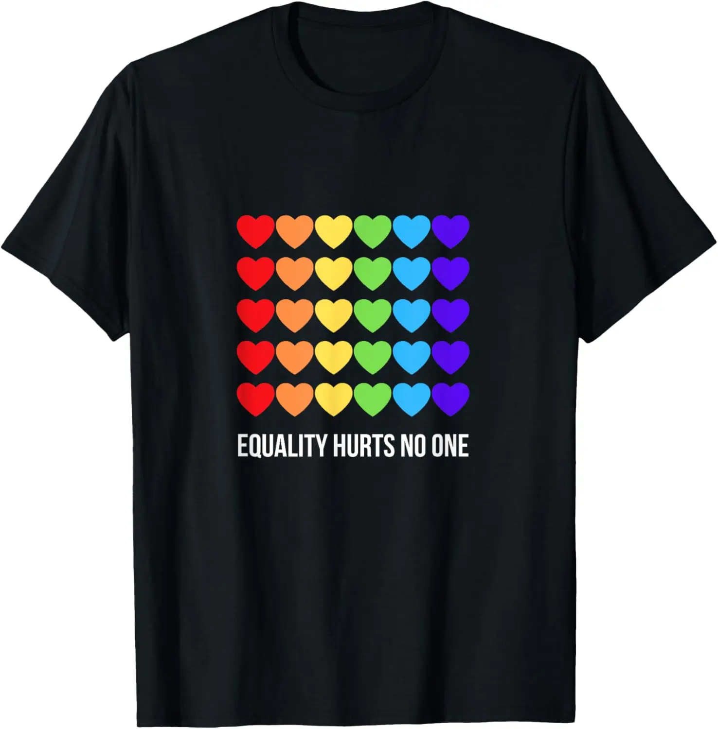 

Equality Hurts No One LGBT Gay Pride Equality & Human Rights T-Shirt