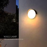 Aluminium LED Wall Lights AC85-265V Waterproof Nordic Led Lights Indoor Outdoor Wall Decoration Items For Home Wall Panels Porch