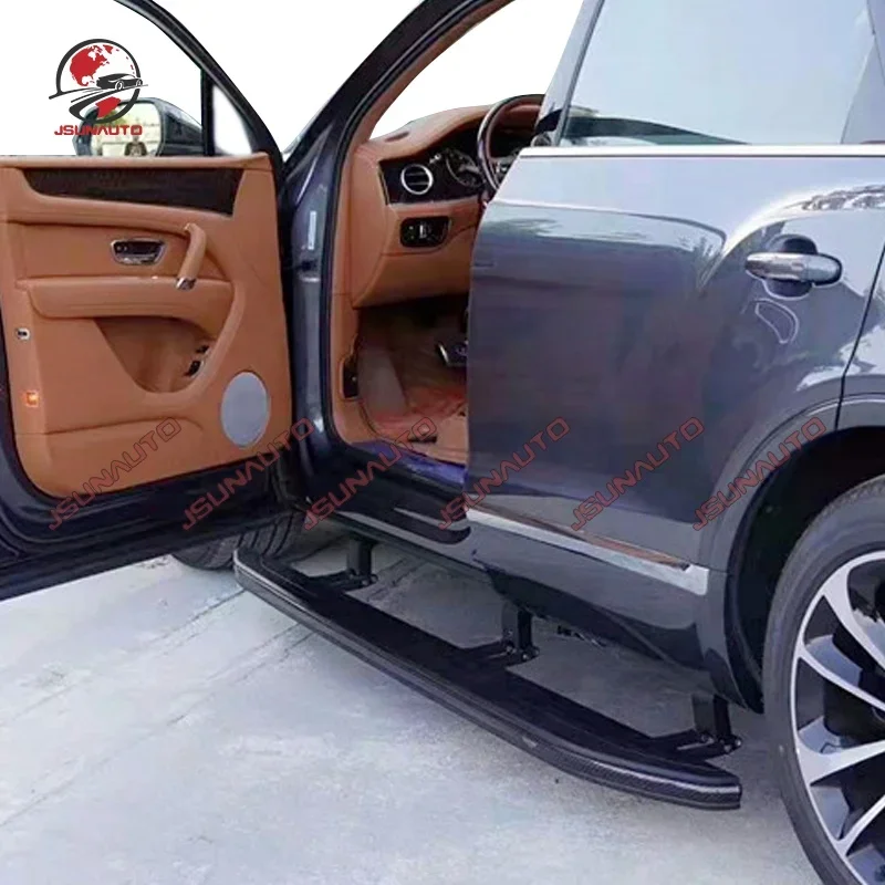 

Шаги автомобиля для 2016-2019 Bentley Bentayga W12 Стиль Электрический боковой ступени комплект подходит для Bentayga Автоматическая педаль электричества