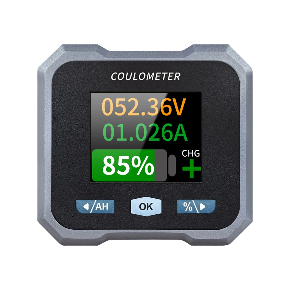 

JUNCTEK 10-100V 100A BL110F Battery Tester Coulomb Counter Meter Capacity Indicator Ammeter Voltmeter Bluetooth Battery Monitor