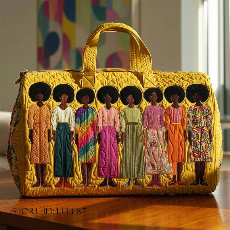 Trendy Quilting Women's Handbag Tote Bag Large Capacity Print Cartoon Duffle Bag Outdoor Hiking Camping Travel Bags Sport Bags