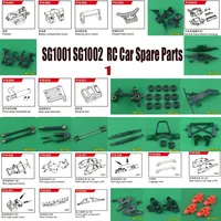 SG1001 SG1002 SG-1001 SG-1002 1/10 RC Car Spare Parts receiver Chassis swing arm drive shaft bumper connecting rod servo mount