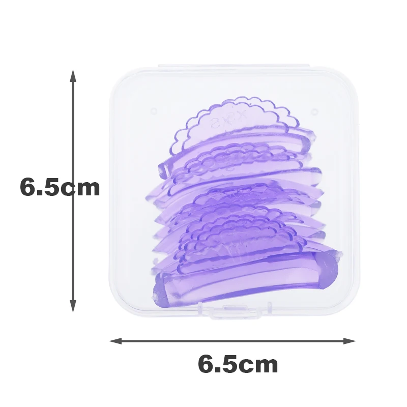 5 Paar Wimpern-Lifting-Pads aus Silikon, Muschelförmige 3D-Wimpernverlängerungs-Lifting-Stäbchen, Wimpern-Lifting-Schutz, Make-up-Zubehör – Detail 4