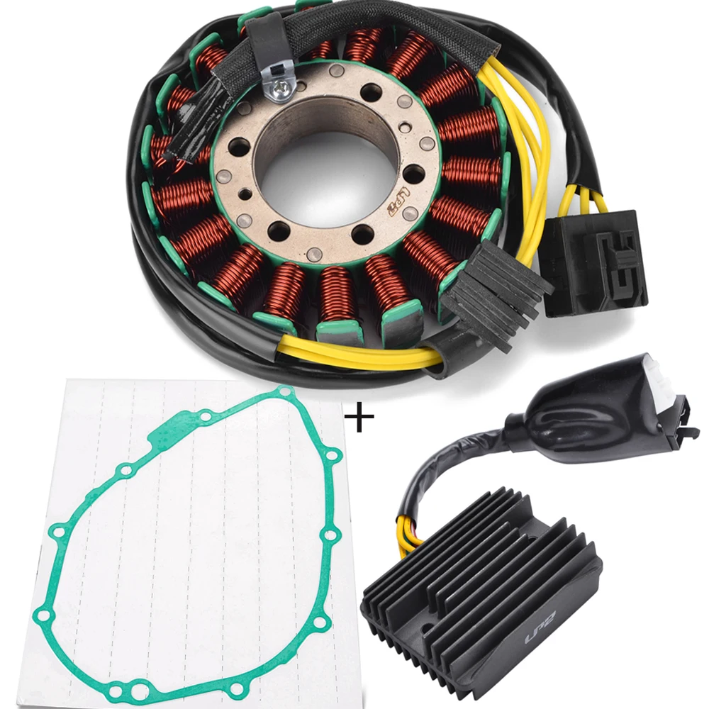 

Катушка статора CBR 1100 XX 1100XX + регулятор напряжения, выпрямитель с прокладкой для Honda CBR1100XX Blackbird 1999 2000 2001