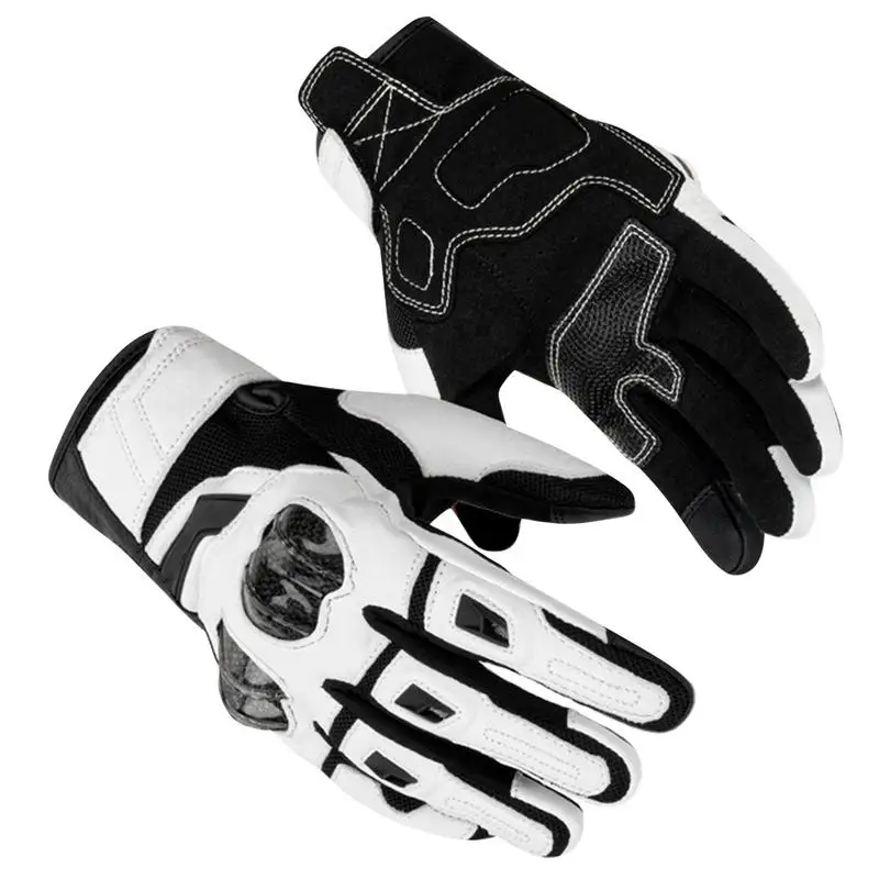 

Padded Palm Motorcycle Gloves Padded Cycling Gloves Anti-Slip Touchscreen Full Finger Bicycle Gloves For Road Breathable